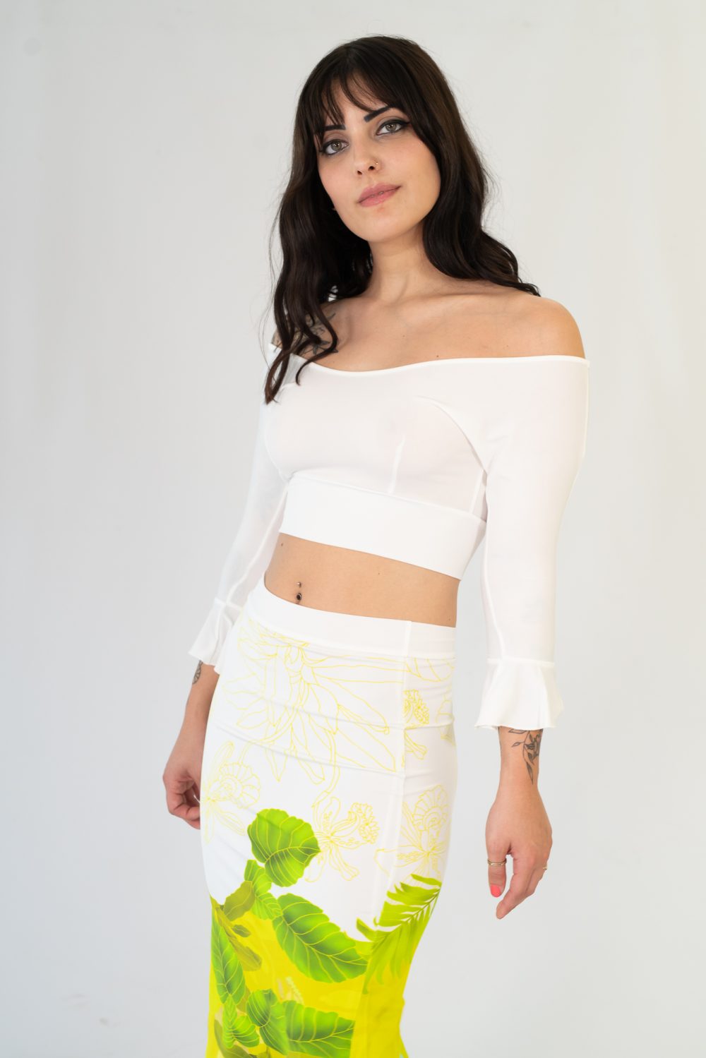 Top Camelia Bianco