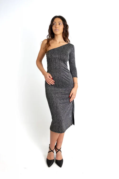 Abito Evelina laminato righe